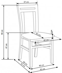 Scaun Hubert 8 material gri alb Inari23 - Img 3