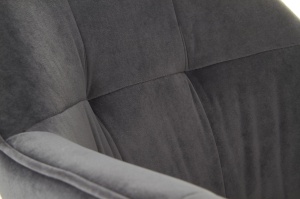 Scaun K377 velvet gri - Img 12