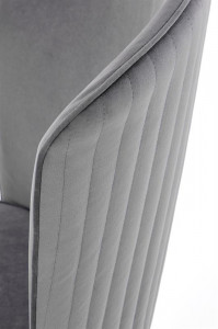 Scaun K446 Velvet Gri – l51 x A55 x h86 cm - Img 2