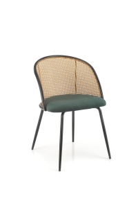 Scaun K508 ratan – velvet verde - Img 11