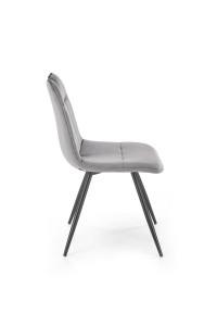 Scaun K521 velvet gri - Img 5