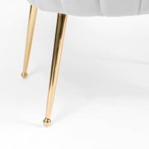 Scaun Lili gri inchis/gold – H81 cm - Img 2