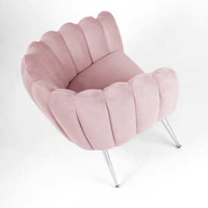 Scaun Lili roz/silver – H81 cm - Img 5