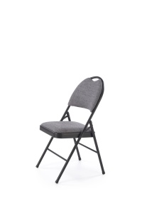 Scaun pliabil K566 negru/gri H86 cm