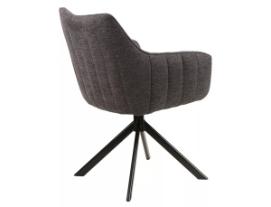 Scaun rotativ Azalia gri inchis/negru Brego18 - Img 4