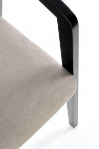 Scaun tapitat Azul Gri - Negru - H 79cm - Img 10