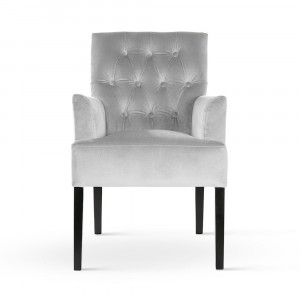 Scaun tapitat Gala Glam cu cotiera H94 cm - Img 2
