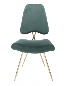 Scaun tapitat Salvadore verde/gold – H93 cm - Img 3