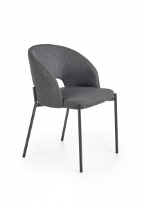 Set masa rotunda Mozambik ø120 cm + 4 scaune K373 gri - Img 13