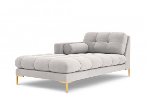 Sezlong tapitat Bali velvet/picioare gold – L185 x l102 x h75 - Img 3