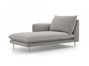 Sezlong tapitat Vienna picioare gold – L170 x l110 x h95 - Img 4