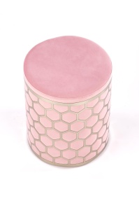 Taburet tapitat Aqua roz deschis – H44 cm - Img 9