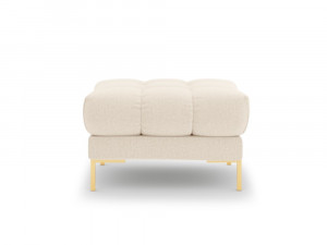 Taburet tapitat Bali stofa/picioare gold – L60 x l60 x h41 - Img 2