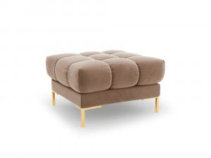 Taburet tapitat Bali velvet/picioare gold – L60 x l60 x h41 - Img 7