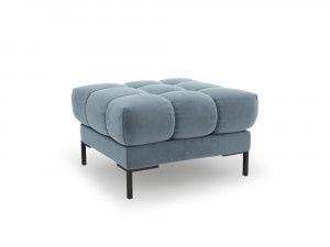 Taburet tapitat Bali velvet/picioare negre – L60 x l60 x h41 - Img 13