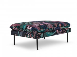 Taburet tapitat Vienna velvet/picioare negre – L100 x l80 x h43 cm - Img 9