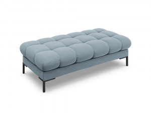 Banca tapitata Bali velvet/picioare negre – L133 x l62 x h41 - Img 5