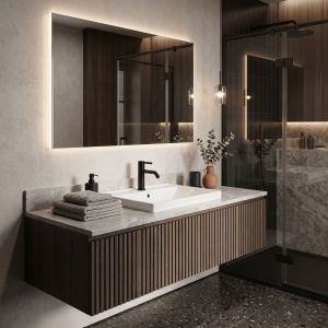 Baterie pentru baie Rea Rivo Black - Img 6