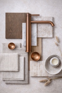 Baterie pentru baie Rea Rivo Brush Copper - Img 4