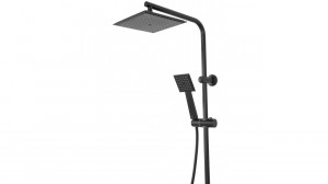 Baterie pentru dus Bravo negru mat - H 105 cm - Img 4