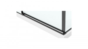 Cabina dus Solar negru - 90x90 cm - Img 2