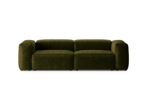 Canapea 3 locuri Bergamo velur reiat L264 cm - Img 2
