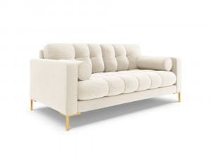 Canapea Bali 2 locuri velvet/picioare gold – L152 x l92 x h75 - Img 7