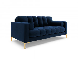 Canapea Bali 2 locuri velvet/picioare gold – L152 x l92 x h75 - Img 17