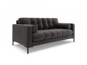 Canapea Bali 2 locuri velvet/picioare negre – L152 x l92 x h75 - Img 17