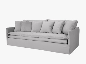 Canapea Boho catifea cu husa detasabila L223 cm - Img 10