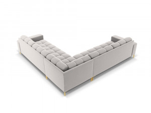 Coltar 6 locuri Bali velvet/picioare gold – L256 x l256 x h75 - Img 3