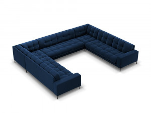 Coltar 9 locuri Bali velvet/picioare negre – L327 x l256 x h75 - Img 14