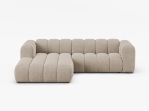 Coltar Lupine 4 locuri chenille Eden L260 cm