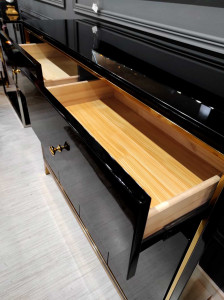 Consola Rennes negru/gold – H100 cm - Img 2