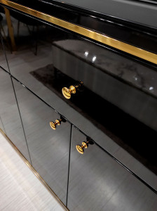 Consola Rennes negru/gold – H100 cm - Img 6