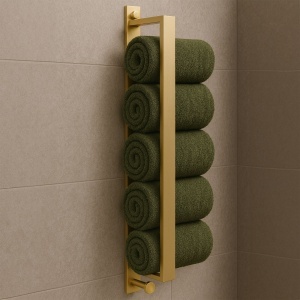 Cuier de baie Brush Gold - Img 2