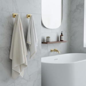Cuier de baie Nico 5905 Gold - Img 3