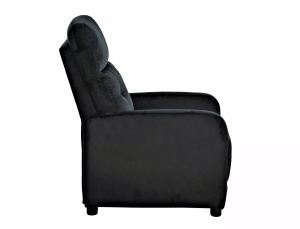 Fotoliu Otus velvet negru Blu19 H100 cm - Img 4