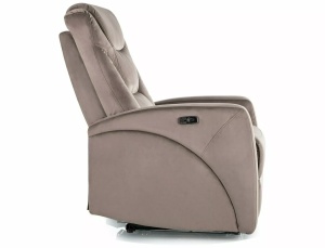 Fotoliu recliner Kronos velvet cappuccino Blu38 - Img 4