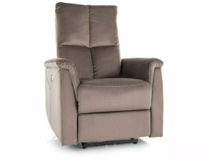 Fotoliu recliner Neptun velvet cappuccino Blu38 - Img 3