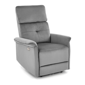 Fotoliu recliner Semir velvet gri H108 cm - Img 13