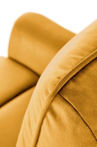 Fotoliu recliner Semir velvet mustariu H108 cm - Img 3