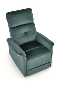 Fotoliu recliner Semir velvet verde H108 cm - Img 4
