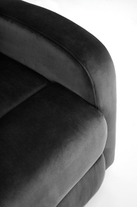 Fotoliu recliner Wonder negru H98 cm - Img 3