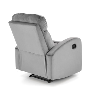 Fotoliu recliner Wonder velvet gri H98 cm - Img 11