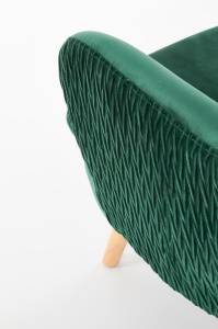 Fotoliu tapitat Ravel Velvet verde – H100 cm - Img 13
