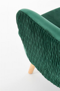 Fotoliu tapitat Ravel Velvet verde – H100 cm - Img 6