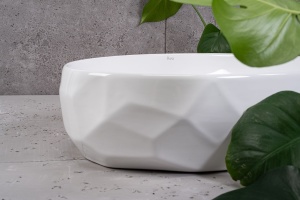 Lavoar ceramic pentru blat REA Maya - Img 2