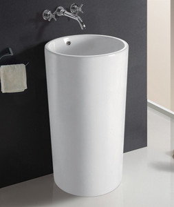 Lavoar Estera freestanding alb ceramica – H81,5 cm - Img 3
