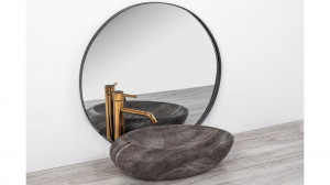 Lavoar Roxy D Stone ceramica sanitara - 49 cm - Img 3
